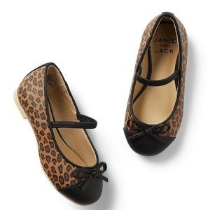 Janie & Jack Leopard Flats